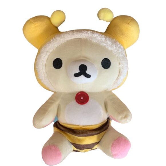 Rilakkuma Other - Rilakkuma Bee Costume Bear Cute Kawaii Cream Yellow Bear Wings Toy Plush Easter